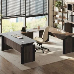 Allure Executive U-Desk - 72"W x 102"D