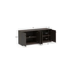Allure Storage Credenza - 72