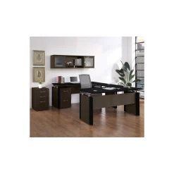 Allure U-Desk Office Suite with Center Drawer