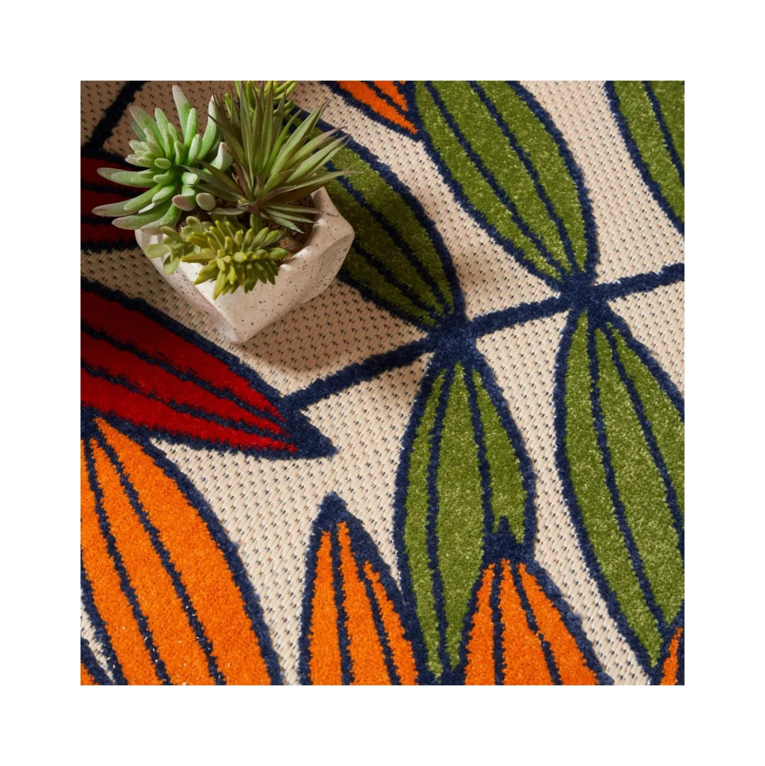 Aloha 5'3" Round Area Rug