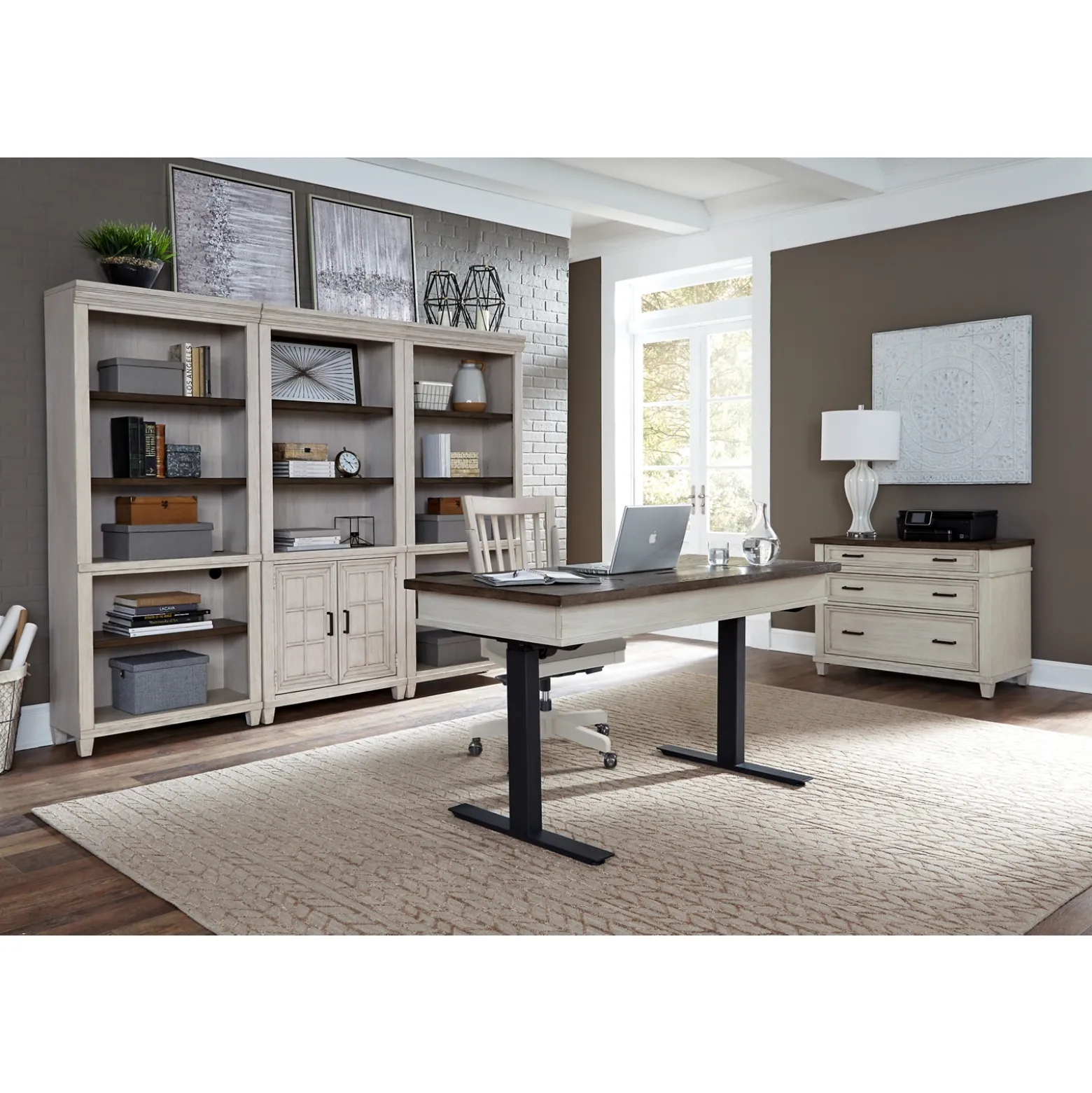 Andover Bookcase with Doors - 76"H