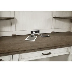 Andover Sit/Stand L-Shaped Desk with Hutch - 69