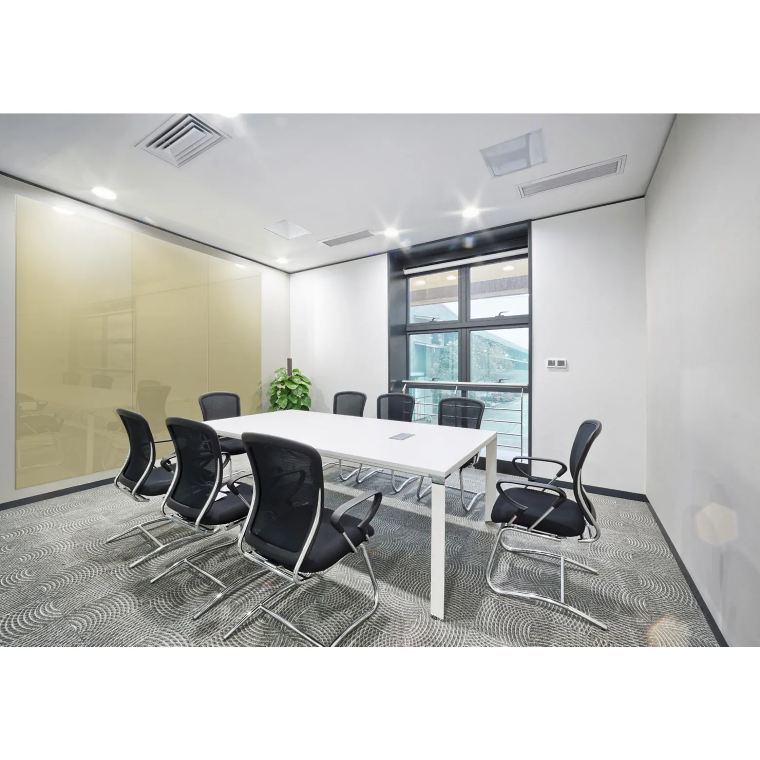Aria Magnetic Glass Marker Board - 4'x5'