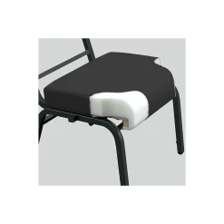 Armless Big and Tall Vinyl Stack Chair - 500 lb Weight Capacity