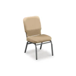 Armless Big and Tall Vinyl Stack Chair - 500 lb Weight Capacity