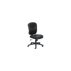 Armless Bonded Leather Computer Chair