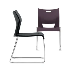Armless Sled Base Stack Chair
