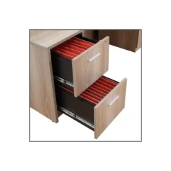 At Work 2 Drawer File Pedestal - 16