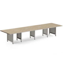 At Work 14' Expandable Conference Table - 166"W x 48"D