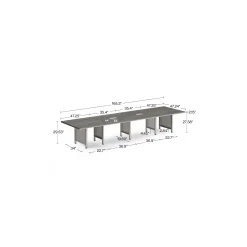 At Work 14' Expandable Conference Table - 166