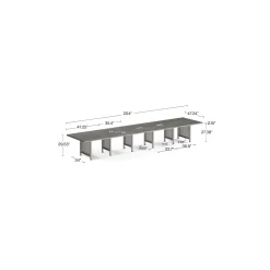 At Work 17' Expandable Conference Table - 201