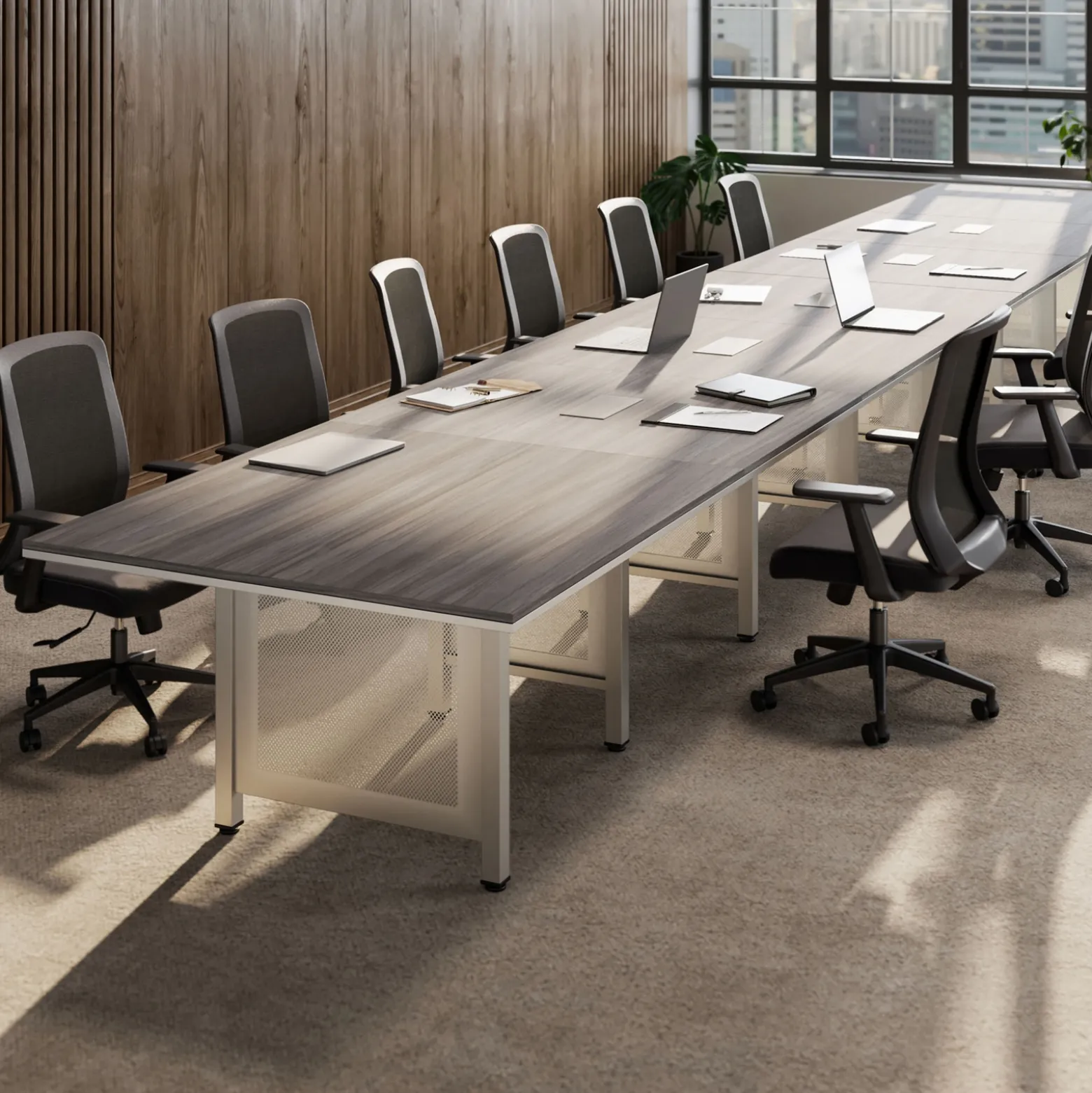 At Work 24' Expandable Conference Table - 288"W x 48"D