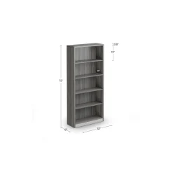 At Work 5 Shelf Bookcase - 32