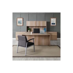 At Work Bowfront Double Pedestal Desk - 71