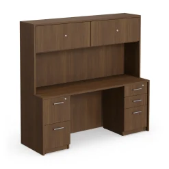 At Work Credenza and Hutch Set 71