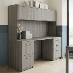 At Work Credenza and Hutch Set 71