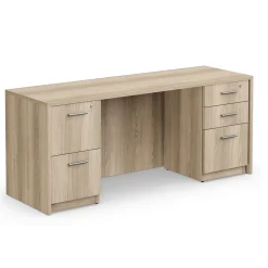 At Work Double Pedestal Credenza 71"W x 24"D
