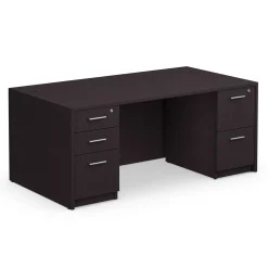 At Work Double Pedestal Desk - 66