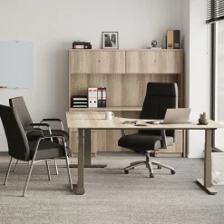 At Work Faux Leather High-Back Executive Office Chair