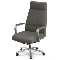 At Work Faux Leather High-Back Executive Office Chair