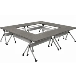 At Work Flip Top Training Tables - Set of Six - 60