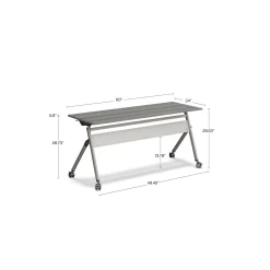 At Work Flip Top Training Tables - Set of Six - 60