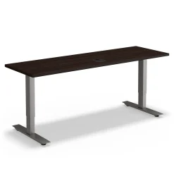 At Work Height Adjustable Standing Desk -71"W x 24"D