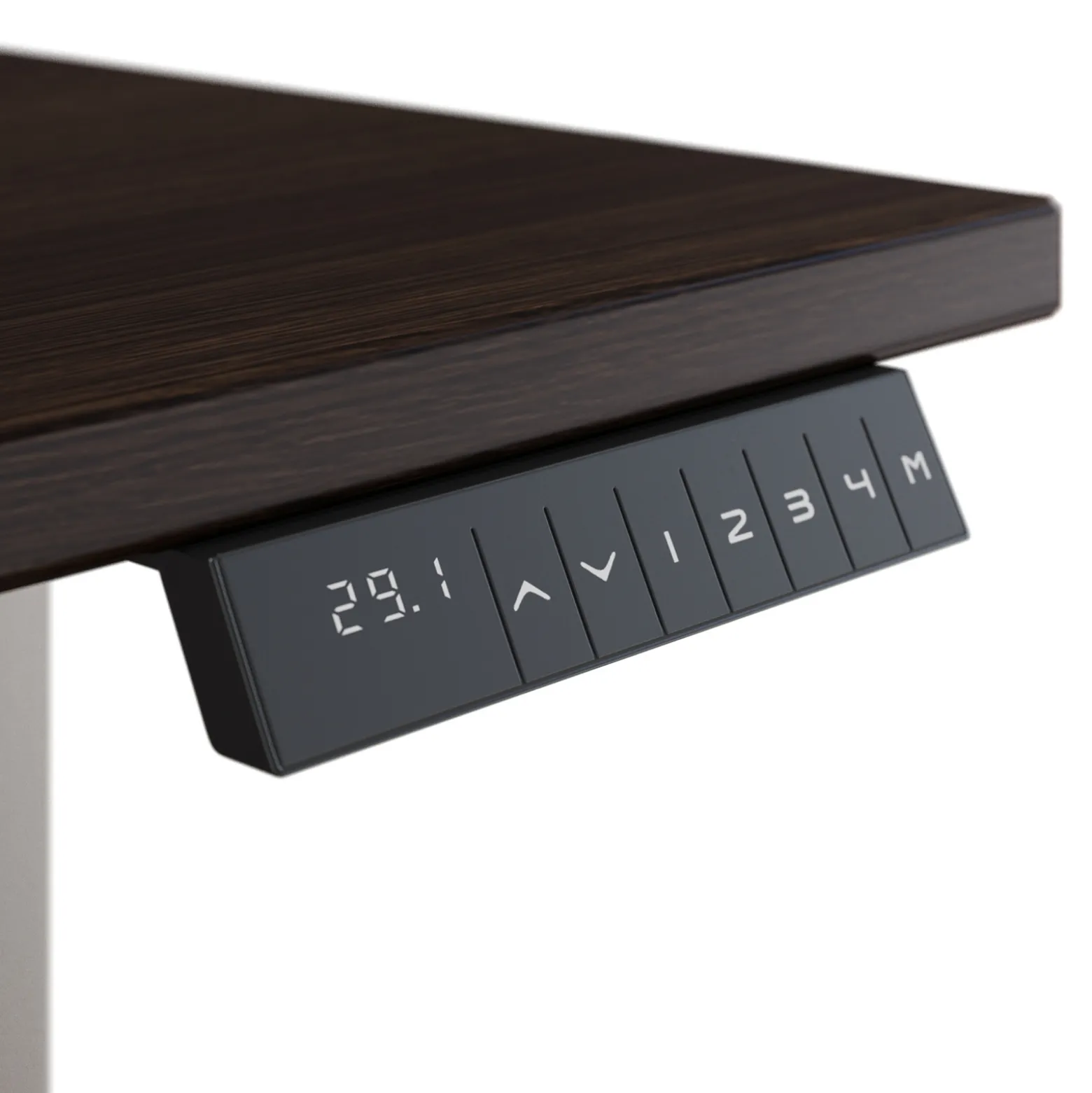 At Work Height Adjustable Standing Desk with Modesty Panel - 60"Wx30"D