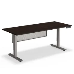 At Work Height Adjustable Standing Desk with Modesty Panel - 71