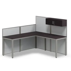 At Work L-Shaped Cubicle Workstation - 72