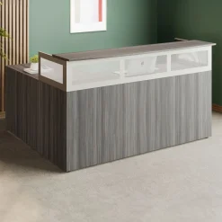 At Work Reversible L-Shaped Reception Desk - 75
