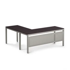 At Work Reversible L-Shaped Desk with Modesty Panel - 60