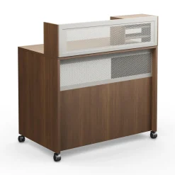 At Work Standing Height Mobile Reception Desk - 48