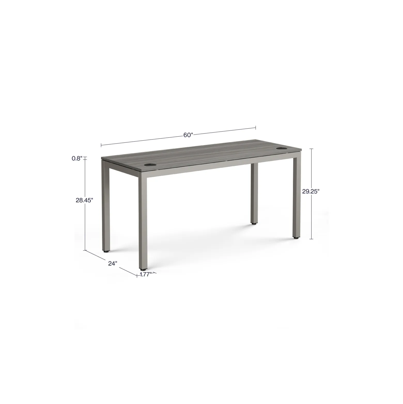 At Work Writing Desk - 60"W x 24"D