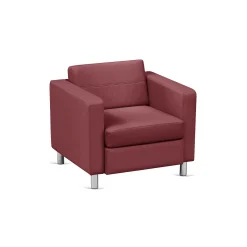 Atlantic Faux Leather Lounge Chair