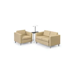 Atlantic Faux Leather Loveseat