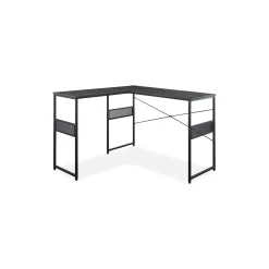 Axle 60"W Standing-Height L-Desk with Universal Return