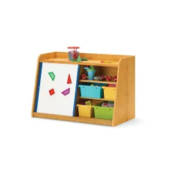 Bamboo Write and Store Shelf w/Board - 45.5