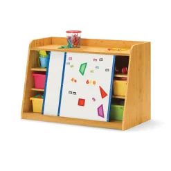 Bamboo Write Store Shelf w/ 2 Boards and Tubs - 45.5
