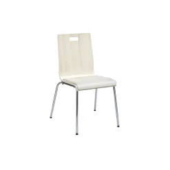 Barista Armless Cafe Chair with Padded Seat