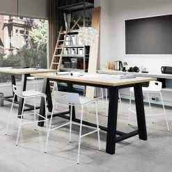Bayside 8' Standing-height Table With Standard Laminate - 96"Wx42"D