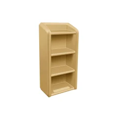 Behavioral Health 4-Shelf Wall-Mounted Bookcase