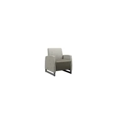 Behavioral Health Vinyl Guest Chair with Upholstered Arms