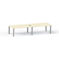 Bella Powered Conference Table - 144W x 48D