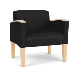 Belmont Oversized Guest Chair in Print Fabric or Antimicrobial Vinyl