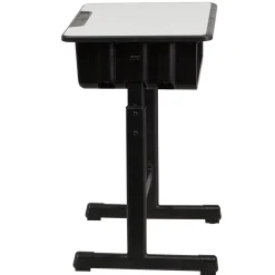 Billie Height Adjustable Student Desk with Open Book Box