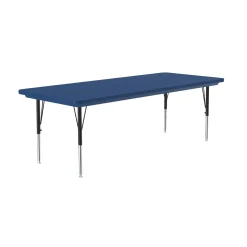 Blow Molded Plastic Adjustable Activity Table 24" wide x 48" long