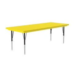 Blow Molded Plastic Adjustable Activity Table 24