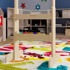 Bright Beginnings Double Sided Wooden Free-Standing STEAM Easel