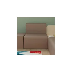 Bright Beginnings Modular Armless 1 Seater Sofa in Vinyl